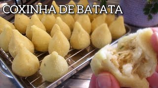 COXINHA DE BATATA SEM GLÚTEN  FAÇA E VENDA COXINHAS SEM GLÚTEN [upl. by Kirk]