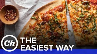 How to Make Easy Homemade Pizza  The Easiest Way [upl. by Tega]