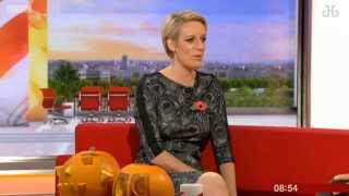 Steph McGovern Shows Off Her Pumpkins BBC Breakfast 301015 [upl. by Deeanne]