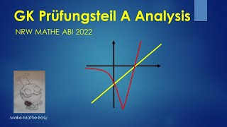 GK Prüfungsteil A Mathe Abi NRW 2022 Analysis [upl. by Haon191]