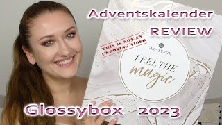 Glossybox Adventskalender 2023  Ich teste alle Produkte  kein unboxing [upl. by Nerra31]