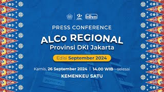 Press Conference ALCo Regional DKI Jakarta Edisi September 2024 [upl. by Nwotna]