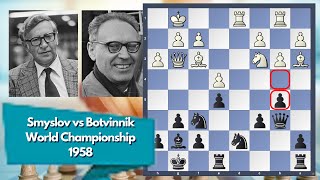 The Thrilling Rematch Smyslov vs Botvinnik 1958 World Chess Championship Analysis [upl. by Ssidnac75]