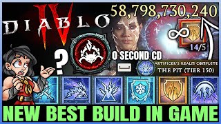 Diablo 4  New Best BILLION DAMAGE IMMORTAL Teleport Sorcerer Build  OP Combo  Skills Gear Guide [upl. by Nwahsid]