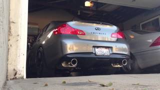 G37 Invidia Q300 exhaust sound clip [upl. by Napoleon698]