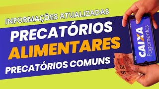 PRECATÓRIOS ALIMENTARES E COMUNS TRIBUNAL REGIONAL FEDERALSAIBA MAIS [upl. by Genet]