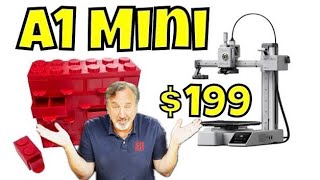 A1 Mini 3D Printer for only 199  Wow [upl. by Nosnej626]