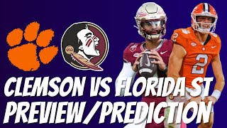 Clemson vs Florida St PreviewPrediction [upl. by Anatsirhc906]