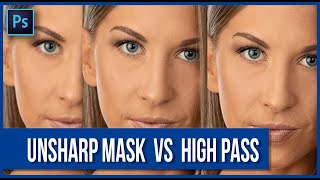 Unsharp Mask Vs High Pass [upl. by Eugenia]