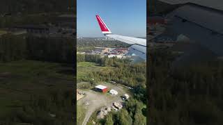 Beautiful landing  Umeå Airport [upl. by Chastain]