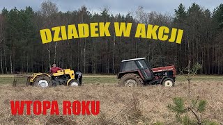 WTOPA DZIADKA  Utopione Dwa Traktory  Duży Ursus Nie Odpala  POV  Engine Sound  Ursus C330 [upl. by Lothaire]