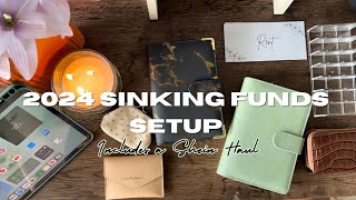 2024 Cash Binder Setup  Sinking Funds Binder Shein Budgeting Supplies [upl. by Novat455]