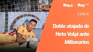 La doble atajada de Neto Volpi en el Millonarios vs Tolima [upl. by Lubbock693]