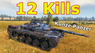 World of Tanks Kunze Panzer  12 Kills [upl. by Pearlman307]