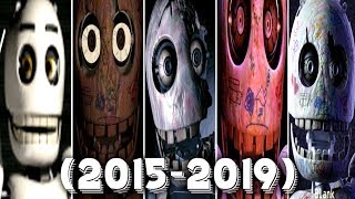 Evolution of Blank in FNAC 1 2 3 Remastered 2015  2019 [upl. by Ahsets]