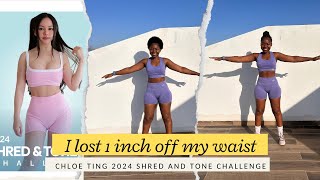 I tried Chloe Tings 2024 Shred and Tone Challenge Mindblowing RESULTS  Zimbabwean YouTuber [upl. by Eniloj]