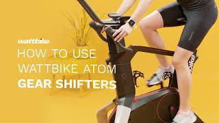 How to use Wattbike Atom gear shifters [upl. by Darill]