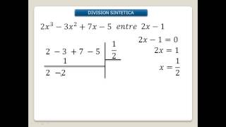 DIVISION SINTETICA [upl. by Zeralda]