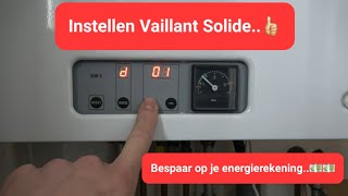 Instellen Vaillant Solide 2428 cw4 cvketel👍🏻 [upl. by Enillebyam]