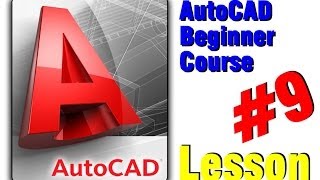 AutoCAD Beginner Course  Insert Pattern with Hatch Lesson 9 [upl. by Llerral]