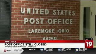 Lakemore Post Office remains closed following crash [upl. by Llemmart]