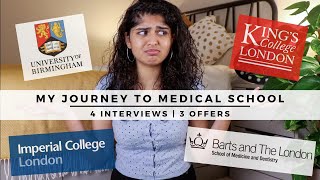 My Medical School Journey UK  How I got into Medical School  Imperial College London [upl. by Kelda]