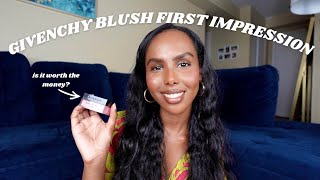 New Givenchy Prisme Libre Blush Review and First Impression [upl. by Emee]