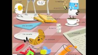 À table  FLE Vocabulaire des aliments  Nathalie Maguérès [upl. by Nycila]