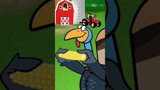 Shorts  Thanksgiving Song Turkey Host by The Learning Station [upl. by Tamah114]