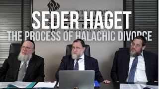 Seder HaGet  The Process of Halachic Divorce [upl. by Anairuy]