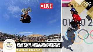 🔴 LIVE Park Skateboarding World Champs  Mens amp Womens finals [upl. by Nahallac]