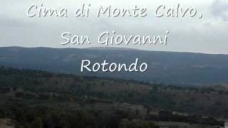 Panorama da Monte Vernone CarpinoGarganoFoggia [upl. by Croft]