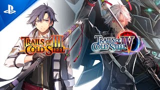 Trails of Cold Steel III  Trails of Cold Steel IV  Gameplay Trailer  PS5 Games [upl. by Ayrb]