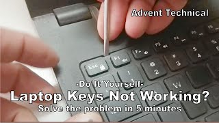 How to fix keyboard keys not working  some keys on laptop keyboard not working  laptop keyboard [upl. by Lamberto395]