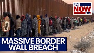 Border crisis Migrant encounters hit record levels at USMexico border  LiveNOW from FOX [upl. by Severson]