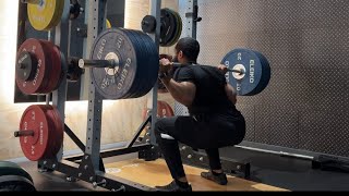 180KG Squat Beltless  Week 3 [upl. by Hart881]