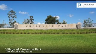 Creekside Park the newest development in The Woodlands Texas [upl. by Aramahs]