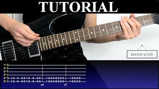 Cómo tocar IEAIAIO de System of a down Tutorial de Guitarra  How to play [upl. by Algy]