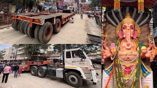 Khairatabad Ganesh Shobha Yatra Taskar Arrived at Khairatabad￼ Khairatabad Ganesh 2023 [upl. by Staal]