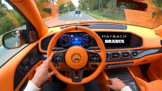 DRIVING 800HP Maybach BRABUS GLS800 Maybach Sound Interior Exterior Details [upl. by Notlad]