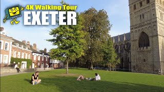 Exeter  Devon UK  4K Walking Tour  September 2023 [upl. by Nguyen687]