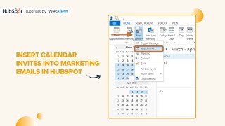 How to insert calendar invites into marketing emails in HubSpot [upl. by Haila]