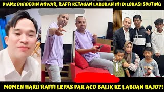 DIAM2 DIVIDEOIN ANWAR RAFFI PASRAH KETAUAN LAKUKAN INI SAAT SYUTING PAK ACO KUMPUL DGN RANS FAMILY [upl. by Initirb]