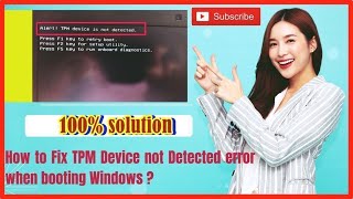 TPM device is not detected FIXED100 [upl. by Sorci]