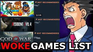 The Steam Woke Game List is Crazy [upl. by Mersey]