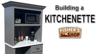 Woodworking Building A Kitchenette [upl. by Sonni]