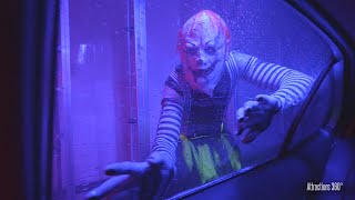 Haunted Car Wash  Halloween Attraction 2020  Clowns Car Wash  Huntington Beach [upl. by Aernda]