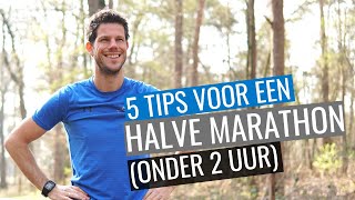 5 tips voor een halve marathon onder 2 uur [upl. by Estel]