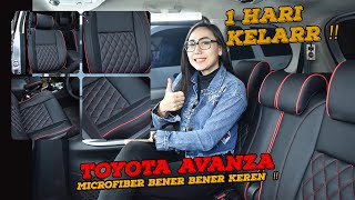 Toyota Avanza Microfiber Terbaik Hasil Bener Bener Keren ⁉️ classic 1 interior [upl. by Nolrev]