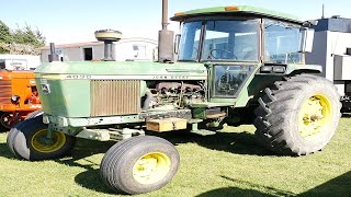 1977 John Deere 4030 Tractor at the Ellesmere AampP Show [upl. by Anwahsar]